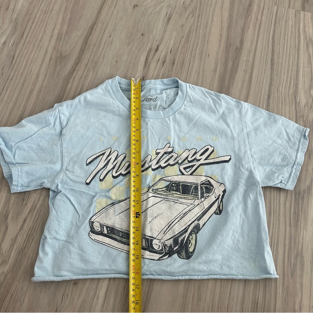 Mustang Graphic T-Shirt - Light Blue - Picture 6 of 6